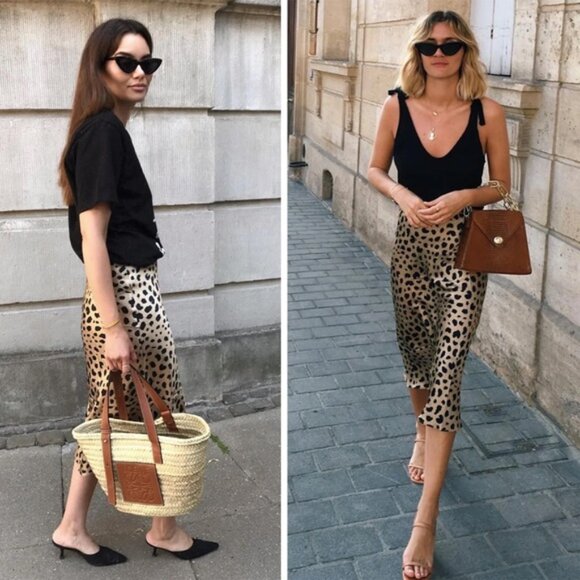 Realisation Par Naomi Leopard Animal Print Wild Thing Midi...
